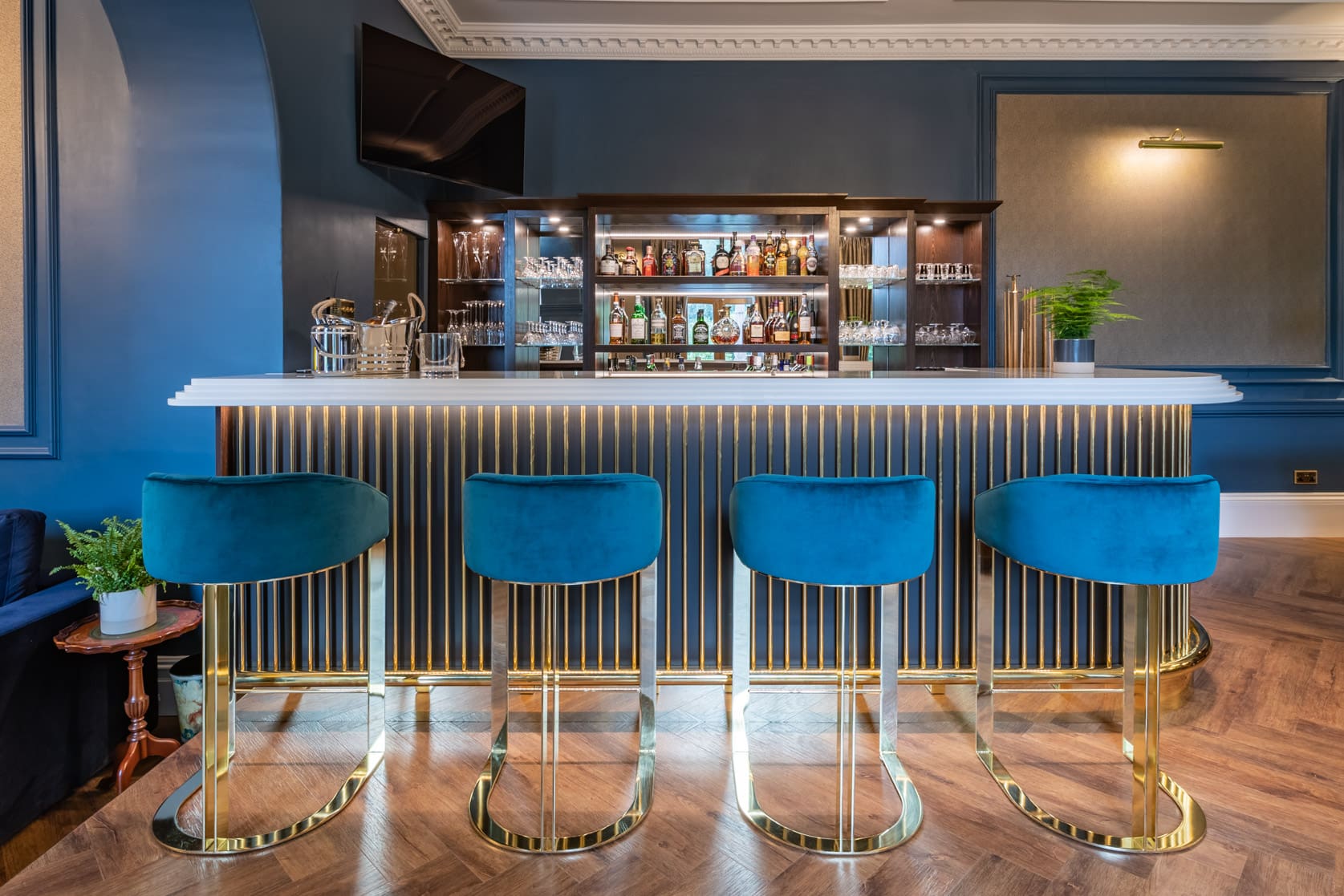 Art Deco home bar | Bespoke furniture | Tom Maxwell Ltd